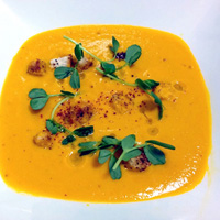 carot ginger soup with curry