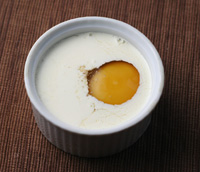 step 1 egg en cocotte