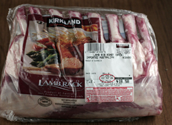 costco lamb in package