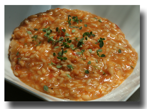 roasted tomato risotto