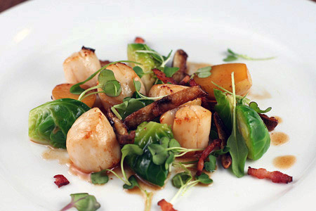 Sauteed Paconic Bay Scallops