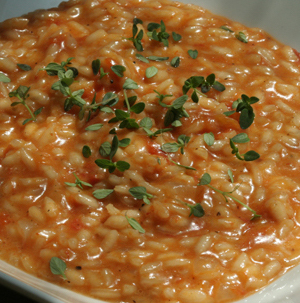 roasted tomato risotto